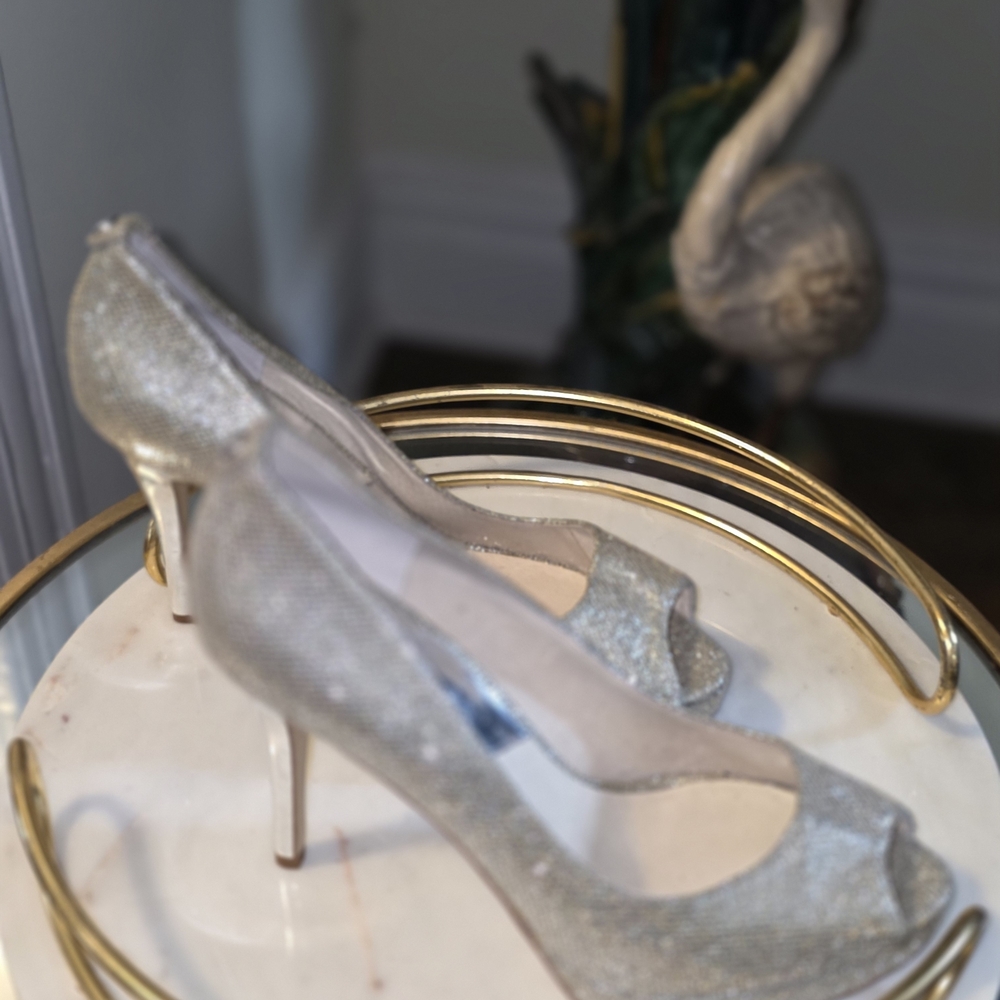 Michael Kors Glittering Silver Heels